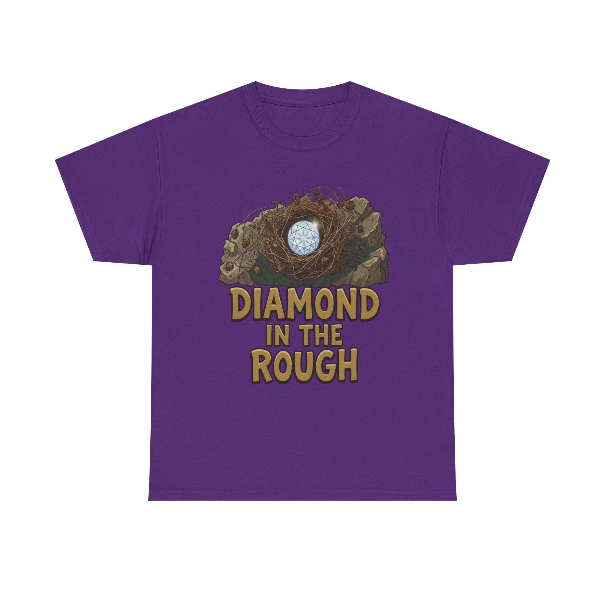 Diamond in the Rough Graphic Tee — Inspirational Nest & Gem Design