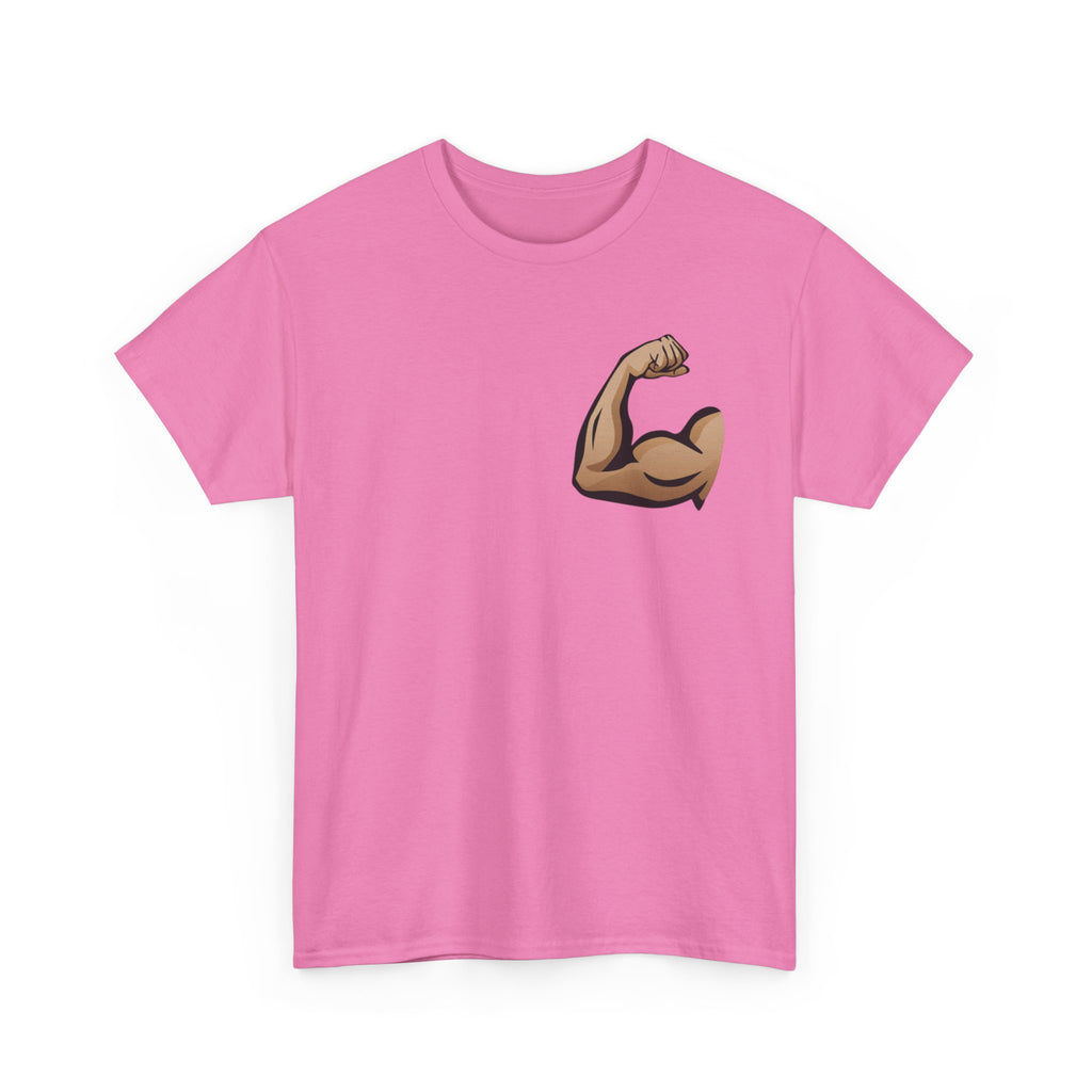 Built Different graphic tee | Flexing Arm Muscle T-Shirt