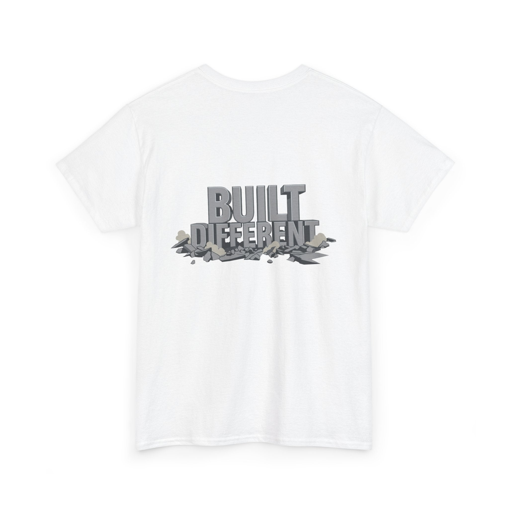 Built Different graphic tee | Flexing Arm Muscle T-Shirt