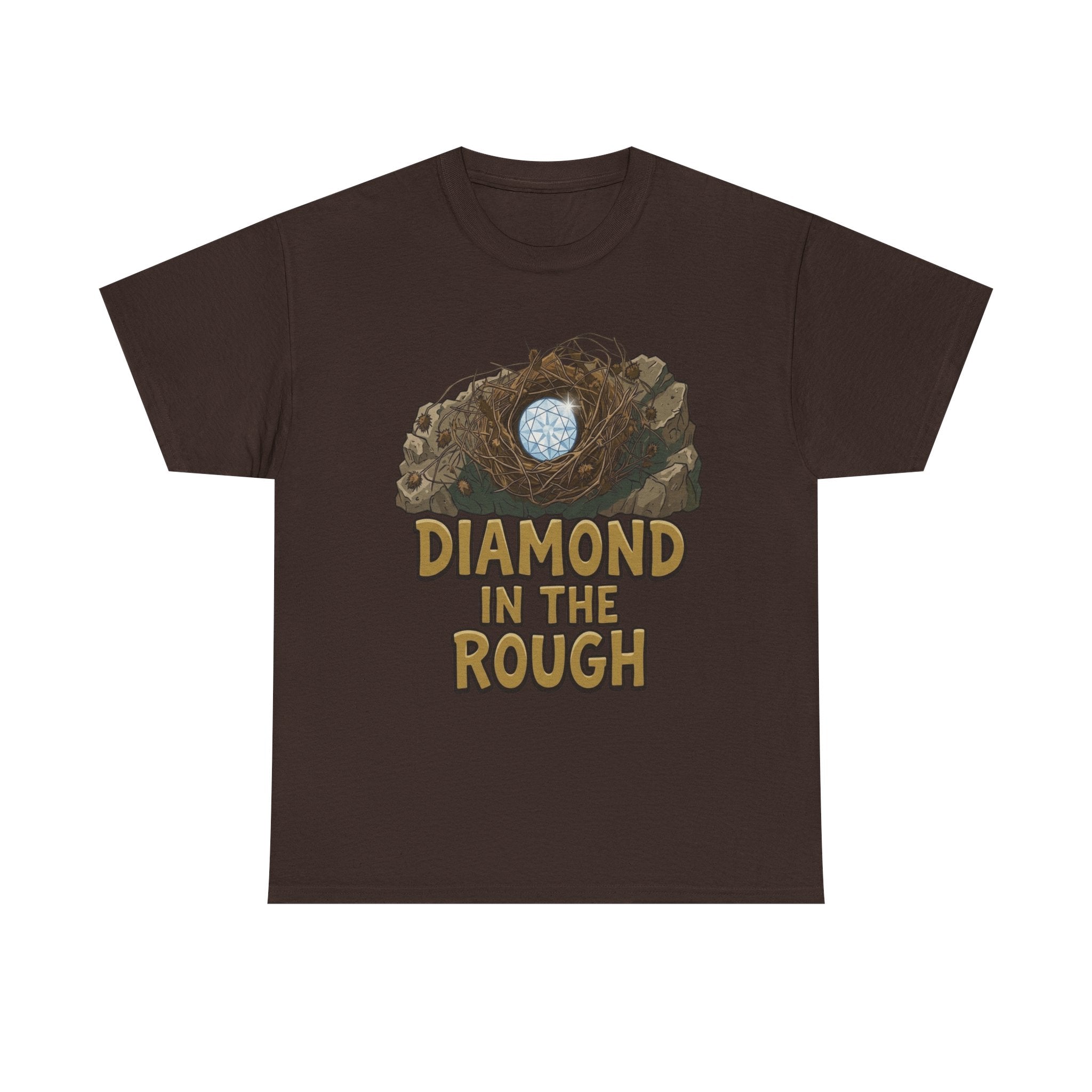 Diamond in the Rough Graphic Tee — Inspirational Nest & Gem Design