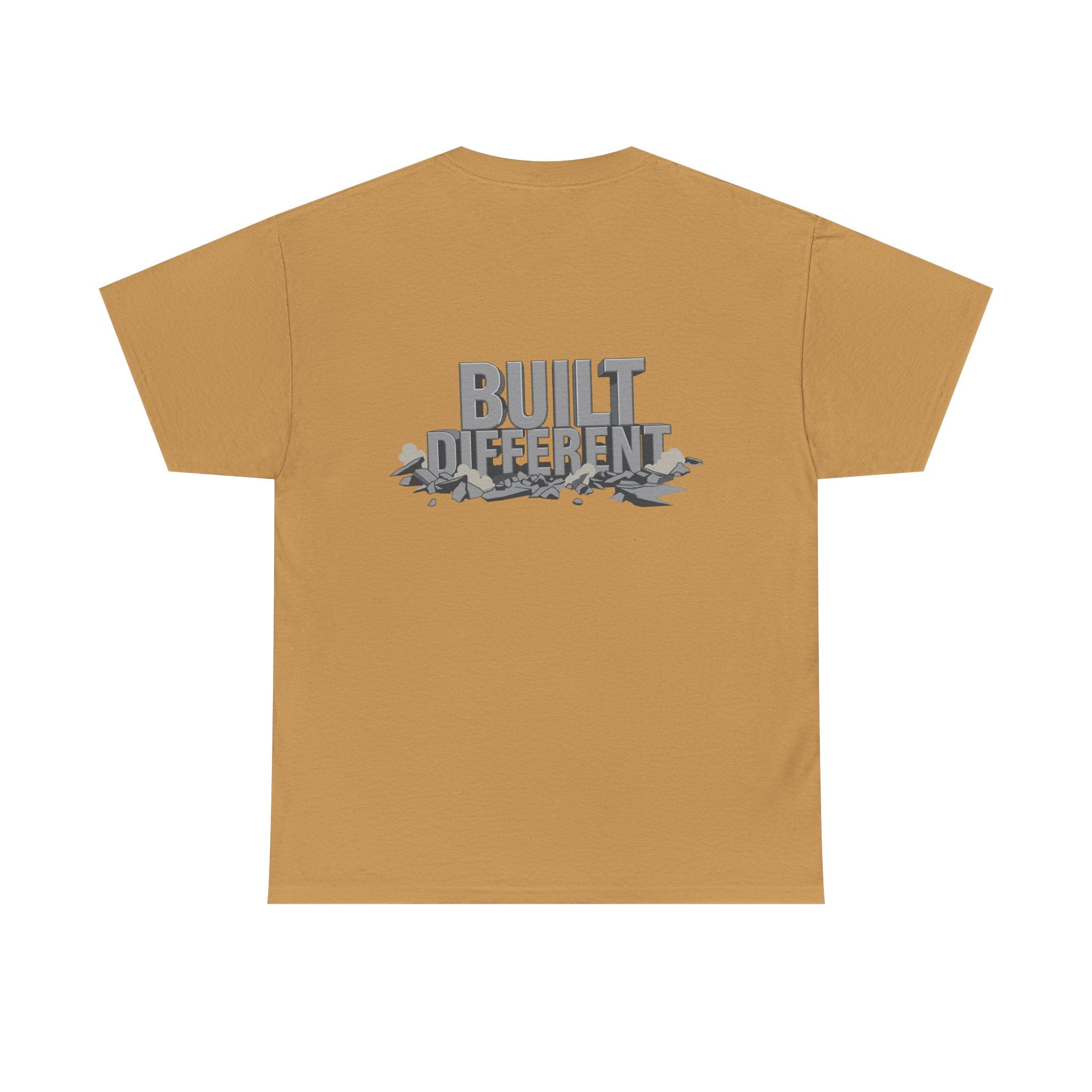 Built Different graphic tee | Flexing Arm Muscle T-Shirt