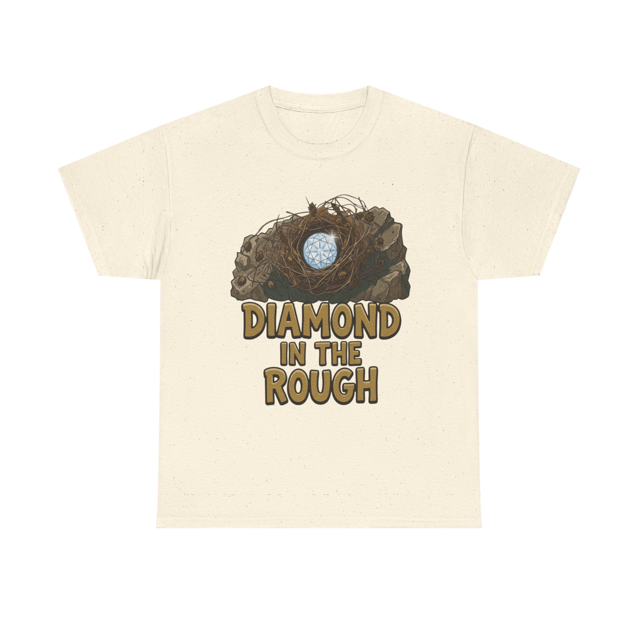 Diamond in the Rough Graphic Tee — Inspirational Nest & Gem Design