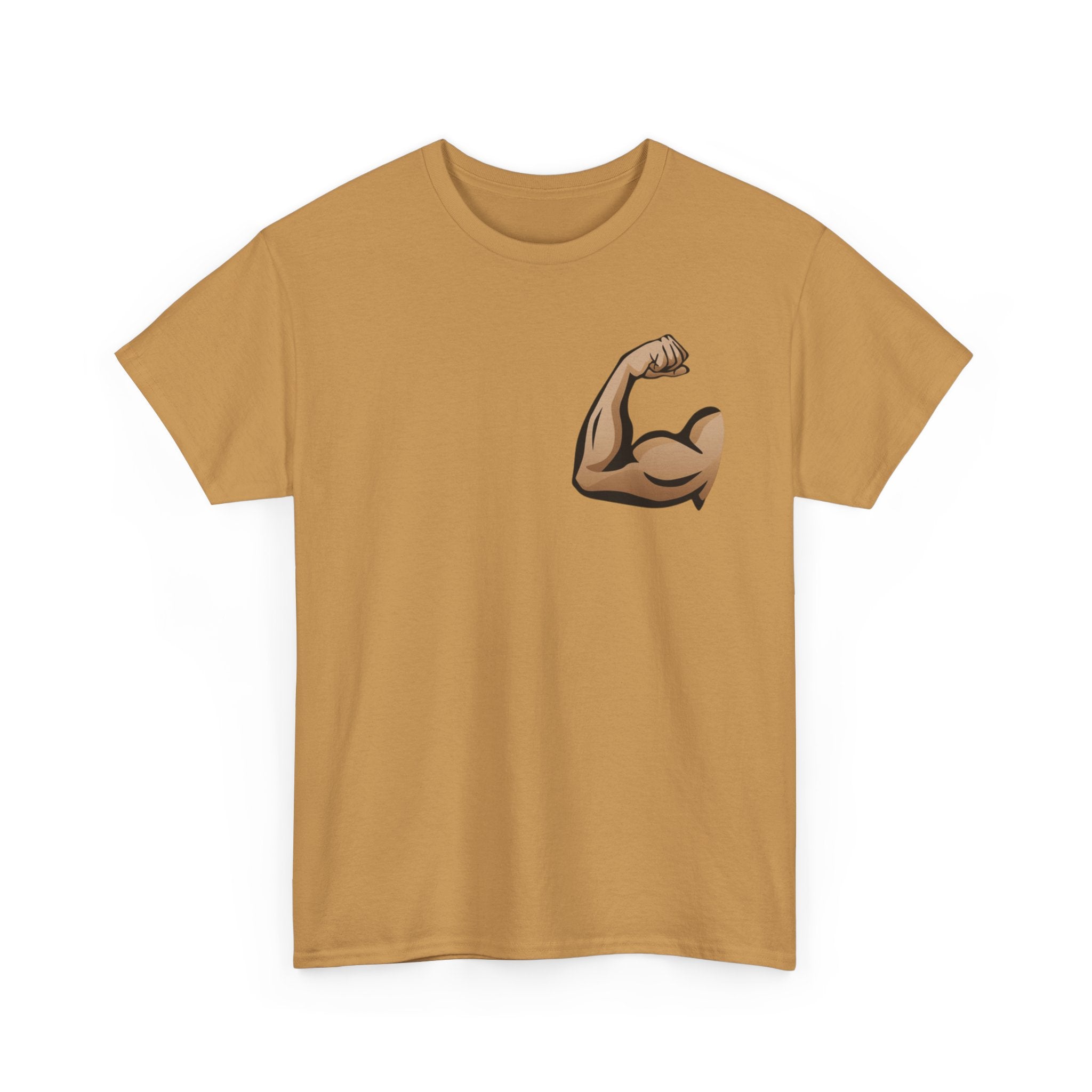 Built Different graphic tee | Flexing Arm Muscle T-Shirt
