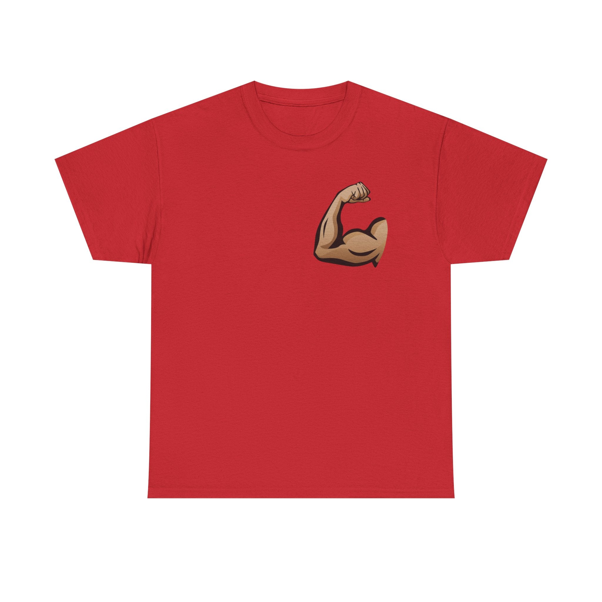 Built Different graphic tee | Flexing Arm Muscle T-Shirt