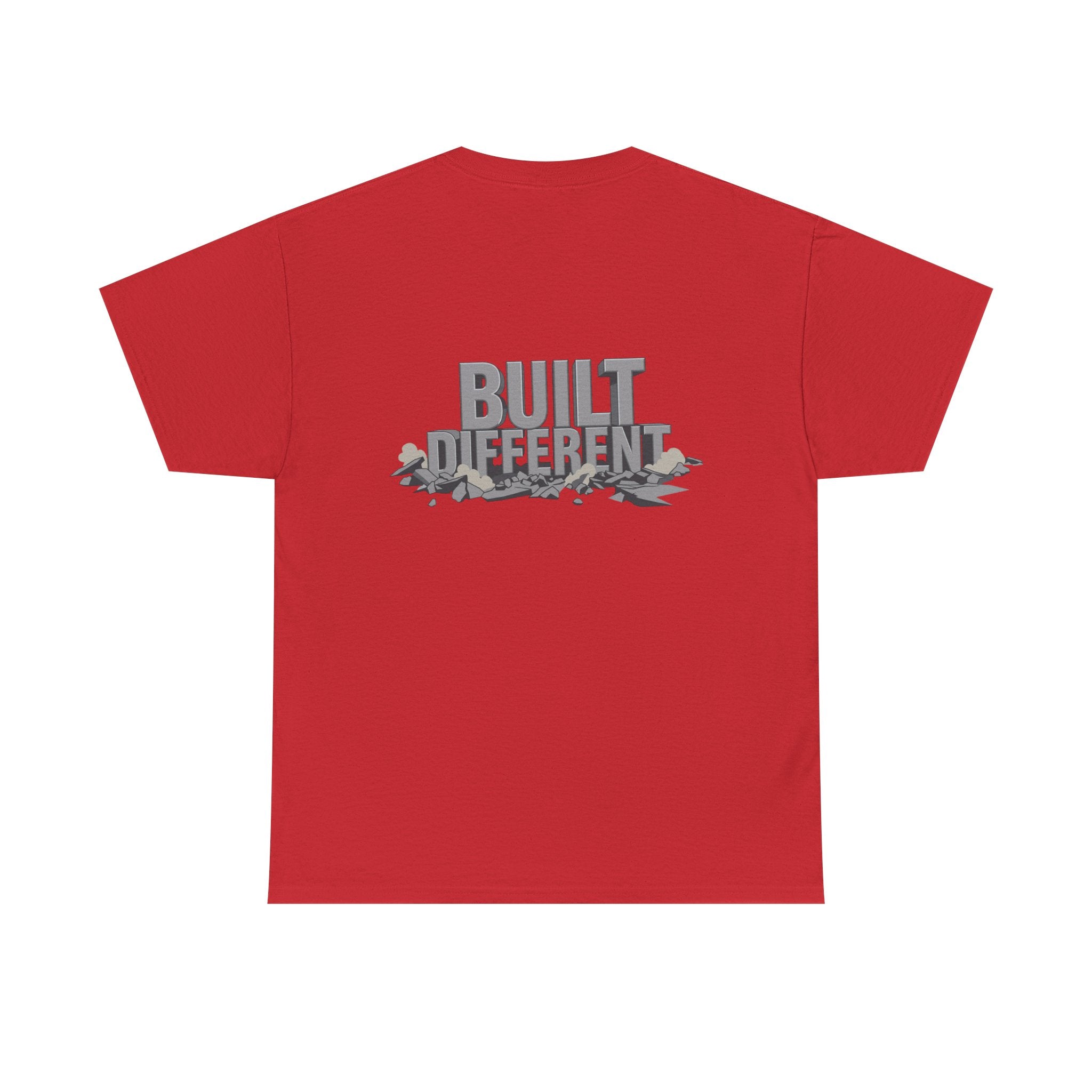 Built Different graphic tee | Flexing Arm Muscle T-Shirt