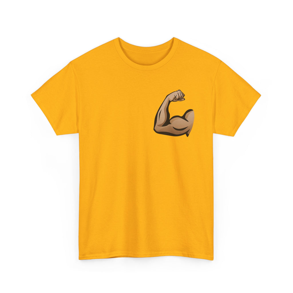 Built Different graphic tee | Flexing Arm Muscle T-Shirt