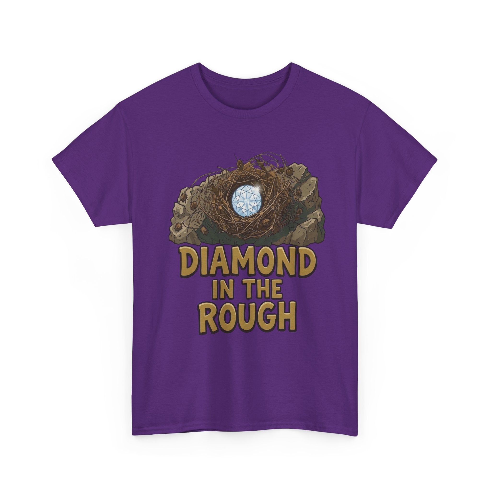 Diamond in the Rough Graphic Tee — Inspirational Nest & Gem Design