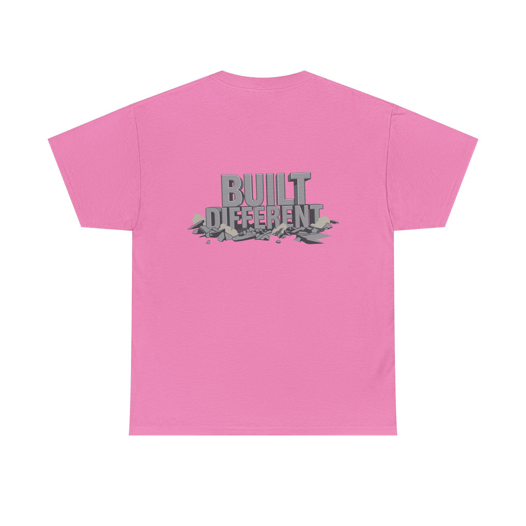 Built Different graphic tee | Flexing Arm Muscle T-Shirt
