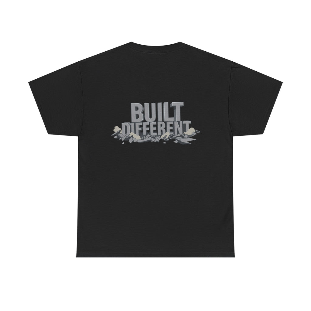 Built Different graphic tee | Flexing Arm Muscle T-Shirt