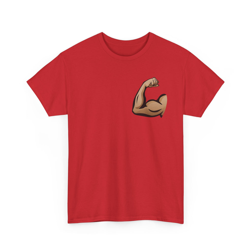 Built Different graphic tee | Flexing Arm Muscle T-Shirt