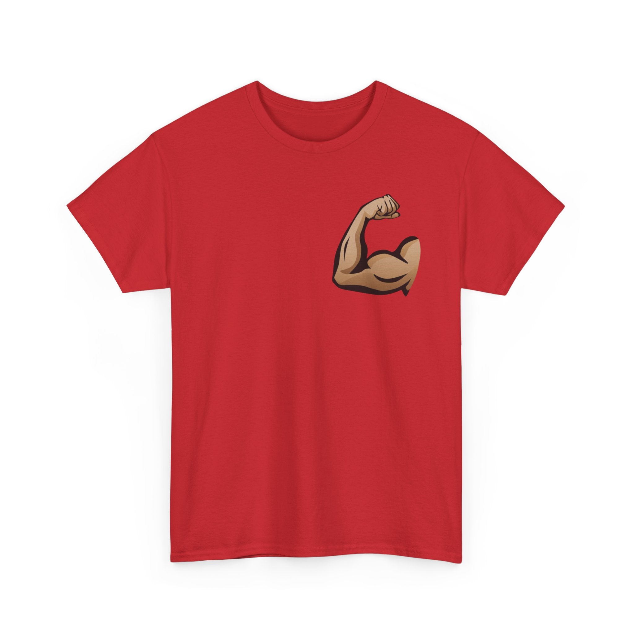 Built Different graphic tee | Flexing Arm Muscle T-Shirt