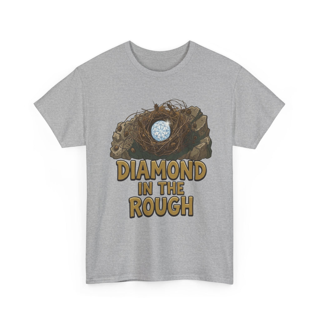 Diamond in the Rough Graphic Tee — Inspirational Nest & Gem Design