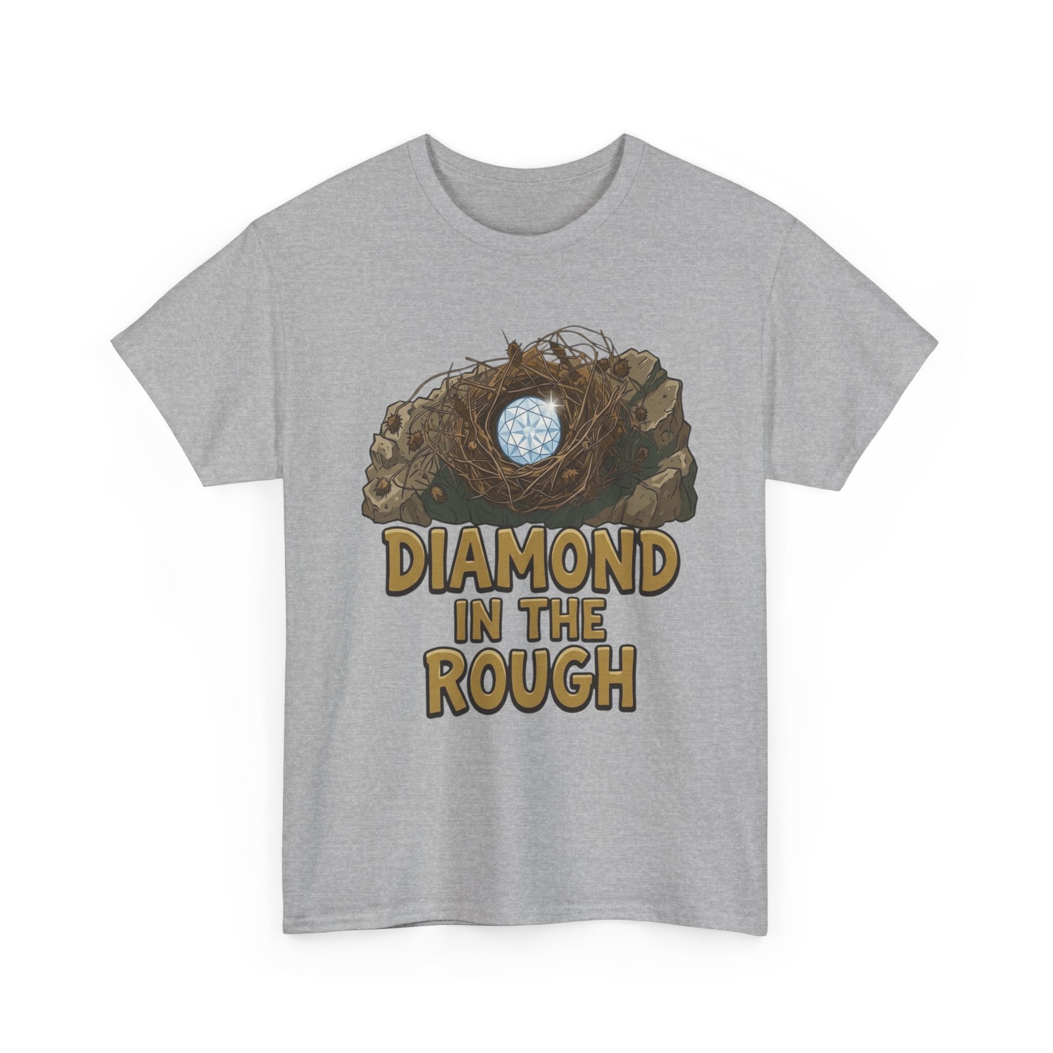 Diamond in the Rough Graphic Tee — Inspirational Nest & Gem Design