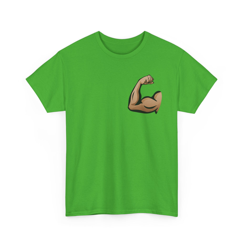 Built Different graphic tee | Flexing Arm Muscle T-Shirt