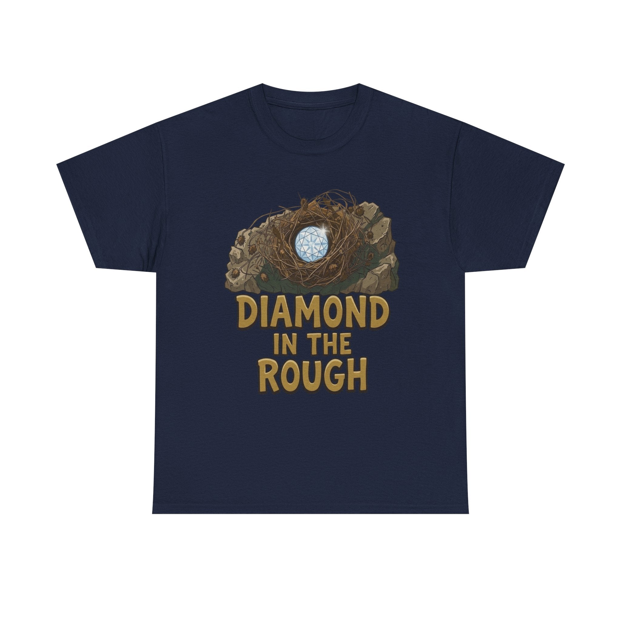 Diamond in the Rough Graphic Tee — Inspirational Nest & Gem Design