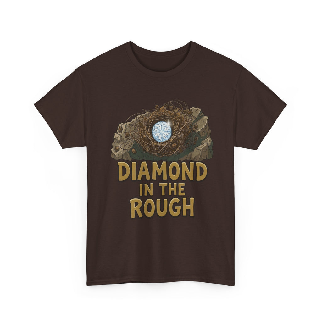 Diamond in the Rough Graphic Tee — Inspirational Nest & Gem Design