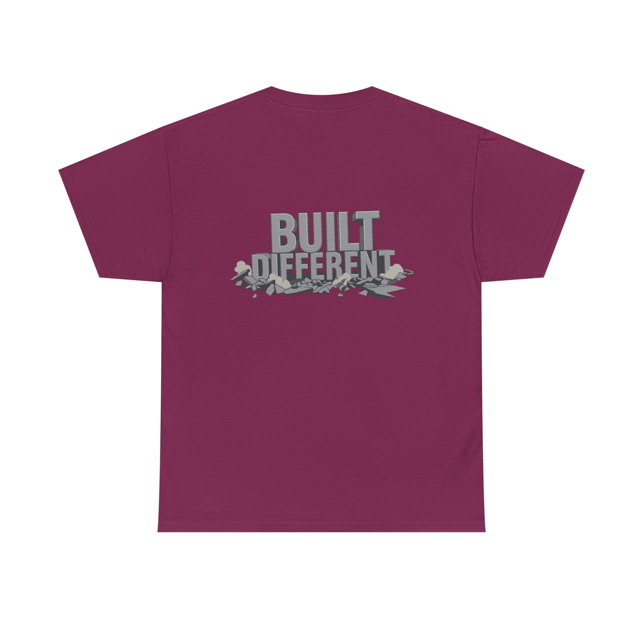 Built Different graphic tee | Flexing Arm Muscle T-Shirt