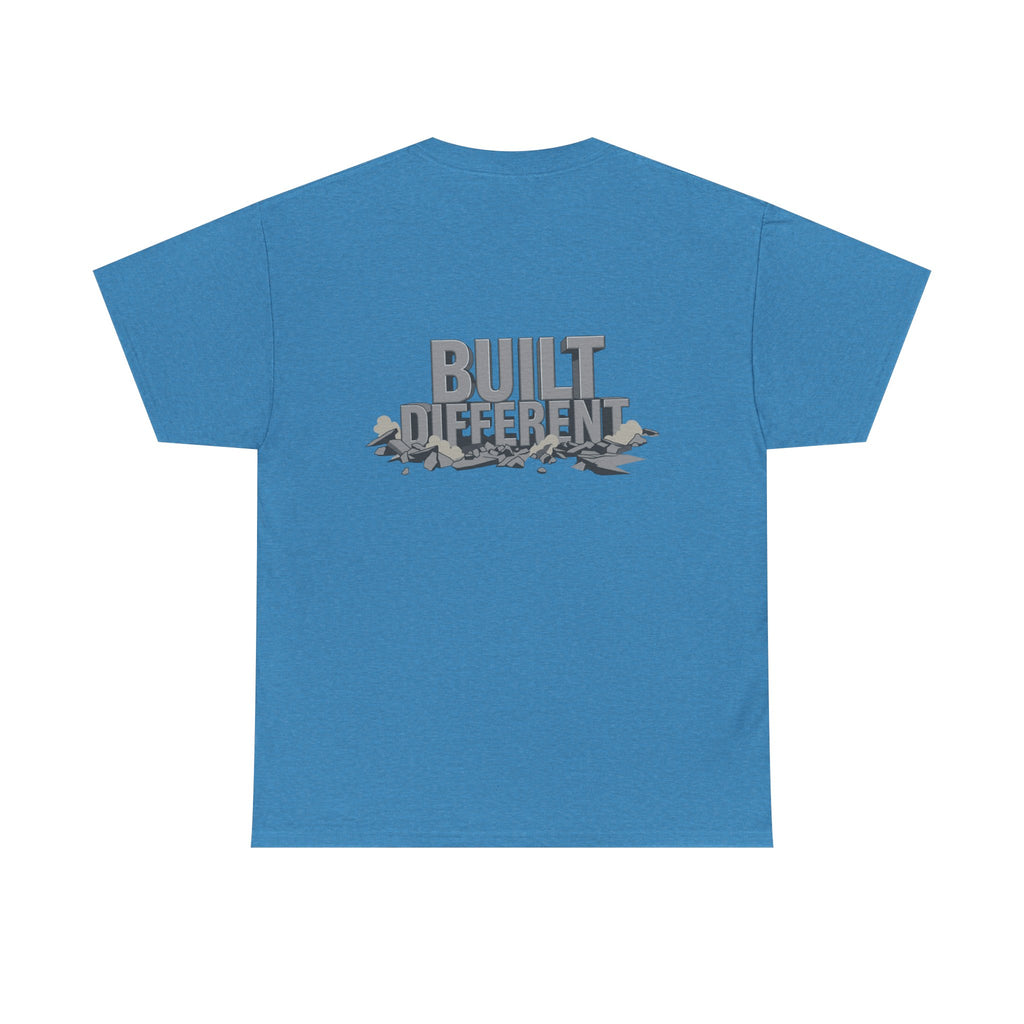 Built Different graphic tee | Flexing Arm Muscle T-Shirt
