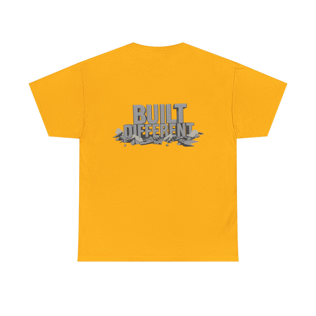 Built Different graphic tee | Flexing Arm Muscle T-Shirt