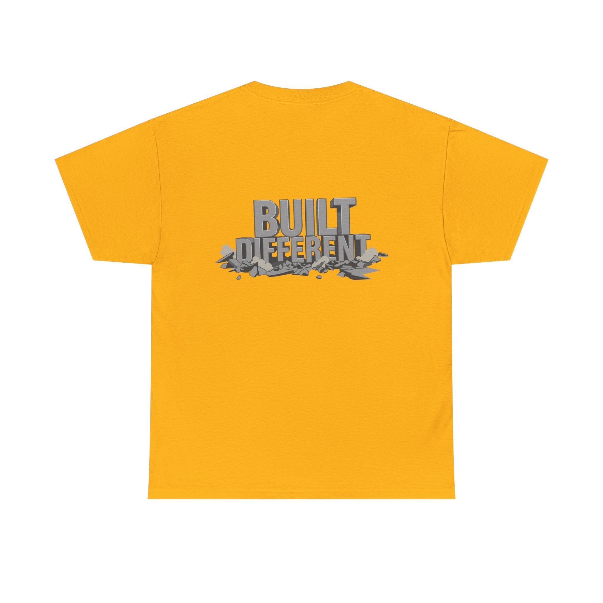 Built Different graphic tee | Flexing Arm Muscle T-Shirt