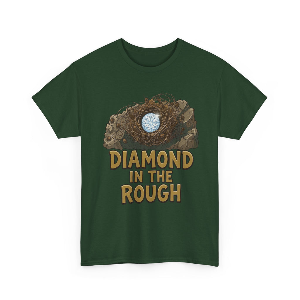 Diamond in the Rough Graphic Tee — Inspirational Nest & Gem Design