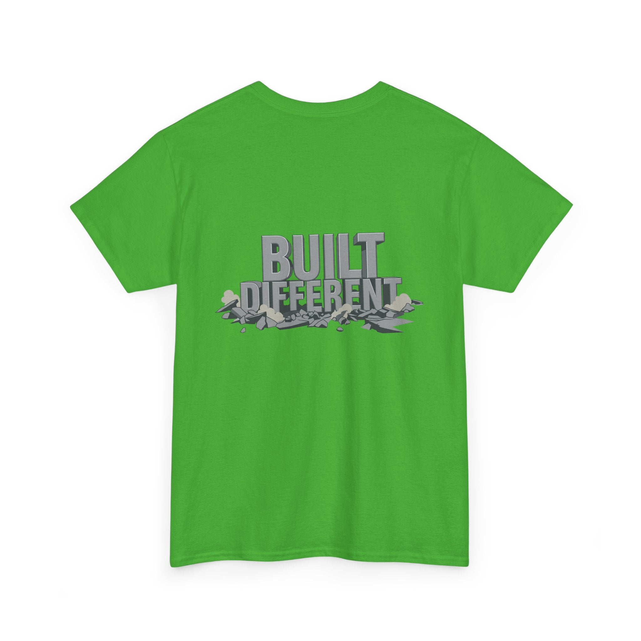 Built Different graphic tee | Flexing Arm Muscle T-Shirt