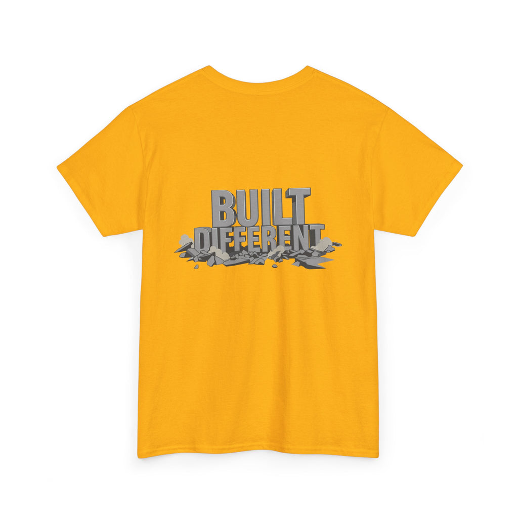 Built Different graphic tee | Flexing Arm Muscle T-Shirt