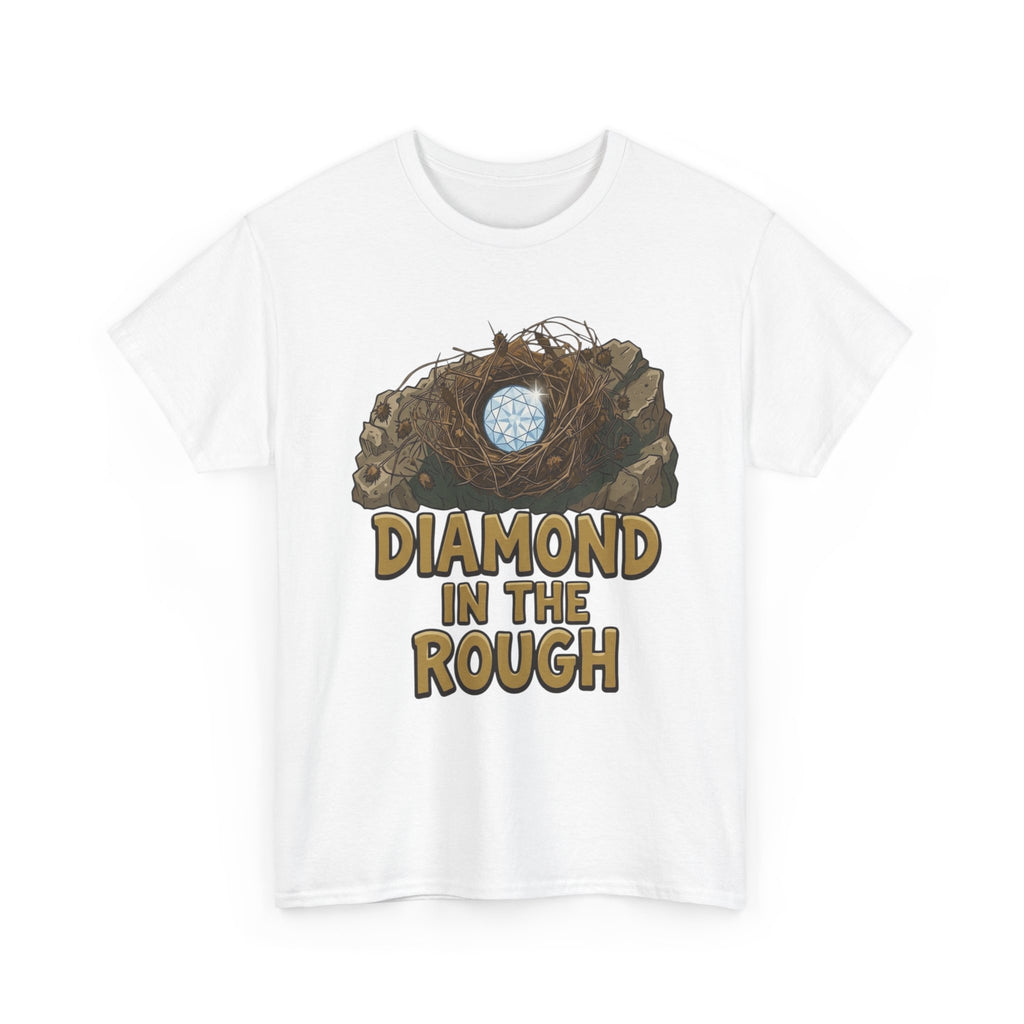 Diamond in the Rough Graphic Tee — Inspirational Nest & Gem Design