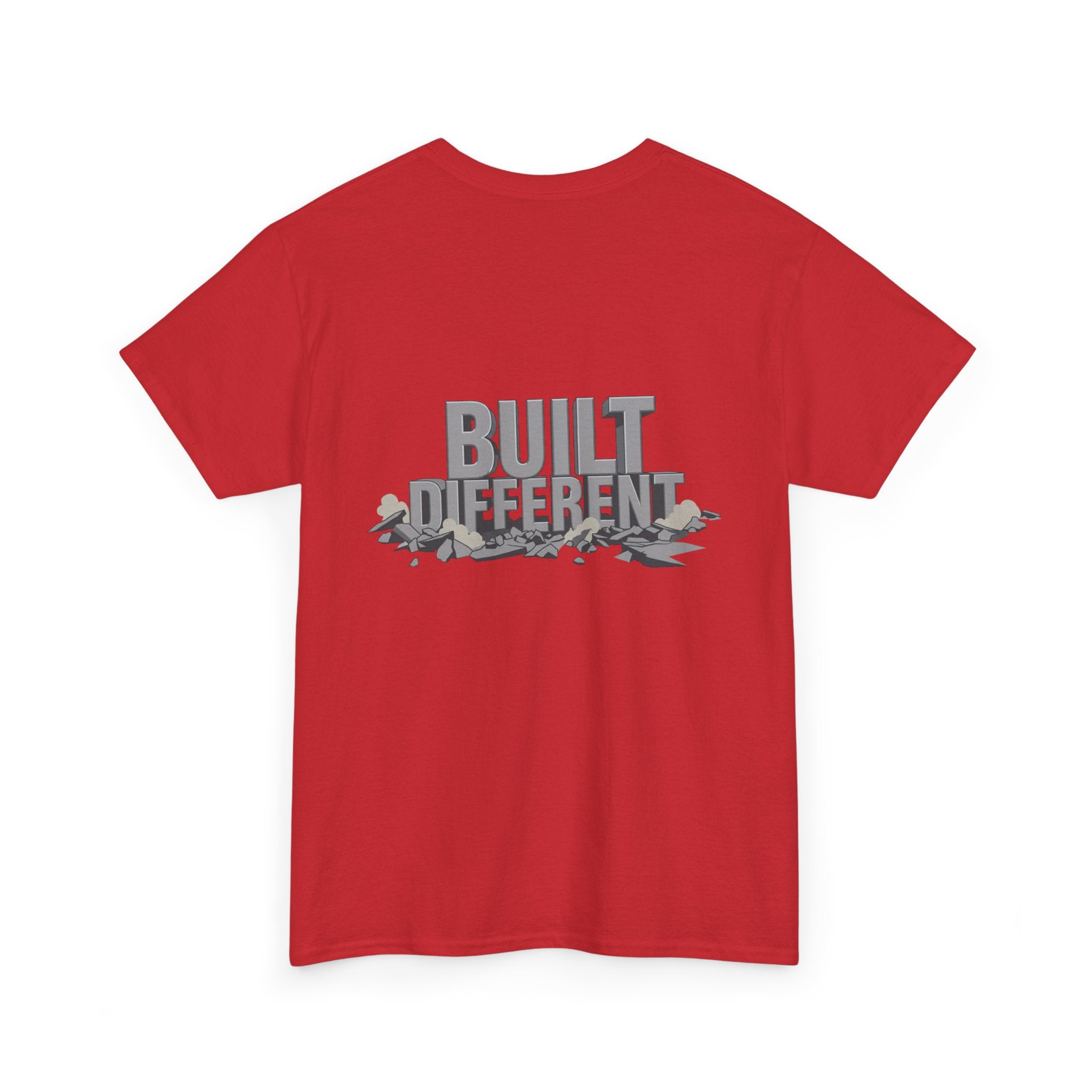 Built Different graphic tee | Flexing Arm Muscle T-Shirt